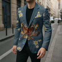 Oktoberfest Eagle Beer Prost Blazer Bavarian Polygon Pattern