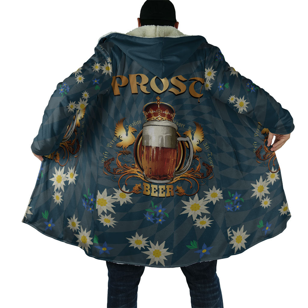 Oktoberfest Eagle Beer Prost Cloak Bavarian Polygon Pattern