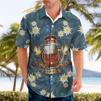 Oktoberfest Eagle Beer Prost Hawaiian Shirt Bavarian Polygon Pattern