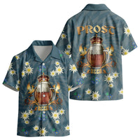 Oktoberfest Eagle Beer Prost Kid Hawaiian Shirt Bavarian Polygon Pattern