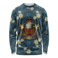Oktoberfest Eagle Beer Prost Long Sleeve Shirt Bavarian Polygon Pattern