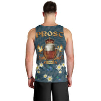 Oktoberfest Eagle Beer Prost Men Tank Top Bavarian Polygon Pattern