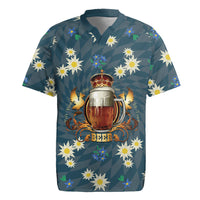 Oktoberfest Eagle Beer Prost Rugby Jersey Bavarian Polygon Pattern