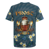 Oktoberfest Eagle Beer Prost Rugby Jersey Bavarian Polygon Pattern