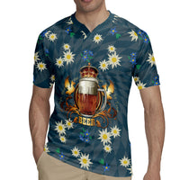 Oktoberfest Eagle Beer Prost Rugby Jersey Bavarian Polygon Pattern