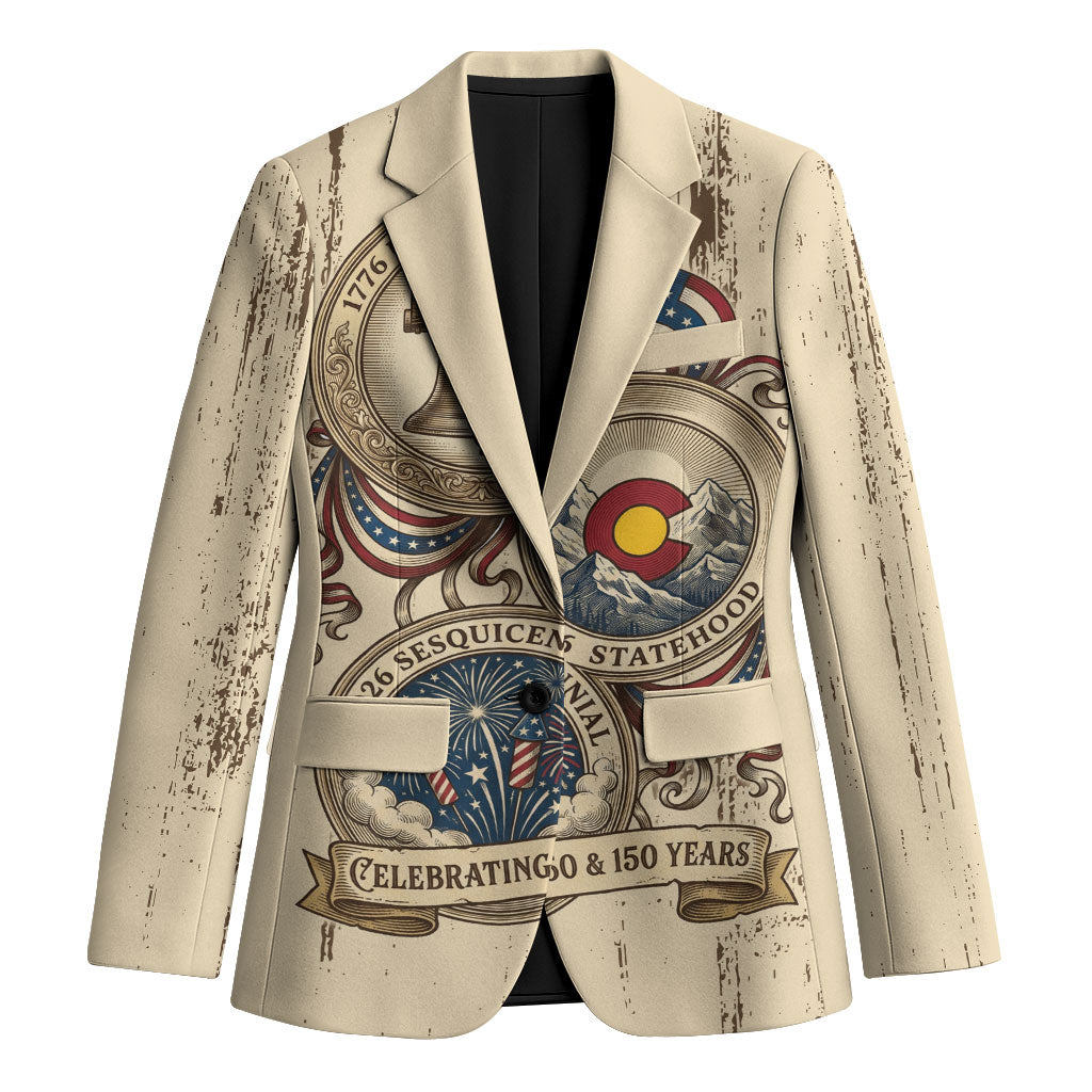 Colorado 150th Anniversary Centennial State Blazer 1876-2026 Sesquicentennial State Heritage