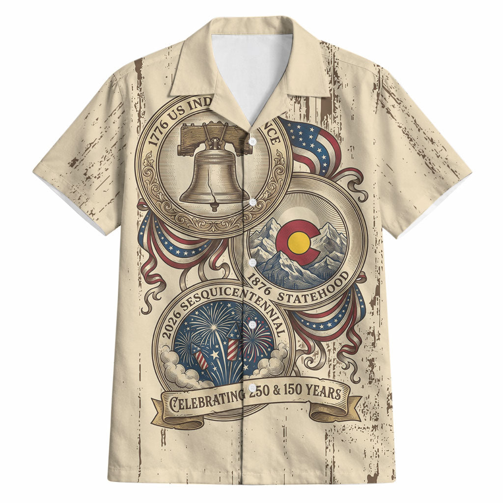 Colorado 150th Anniversary Centennial State Hawaiian Shirt 1876-2026 Sesquicentennial State Heritage
