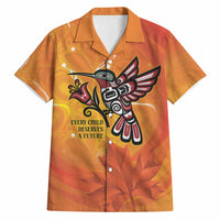 Canada Orange Shirt Day Haida Hummingbird Hawaiian Shirt September 30 Truth and Reconciliation