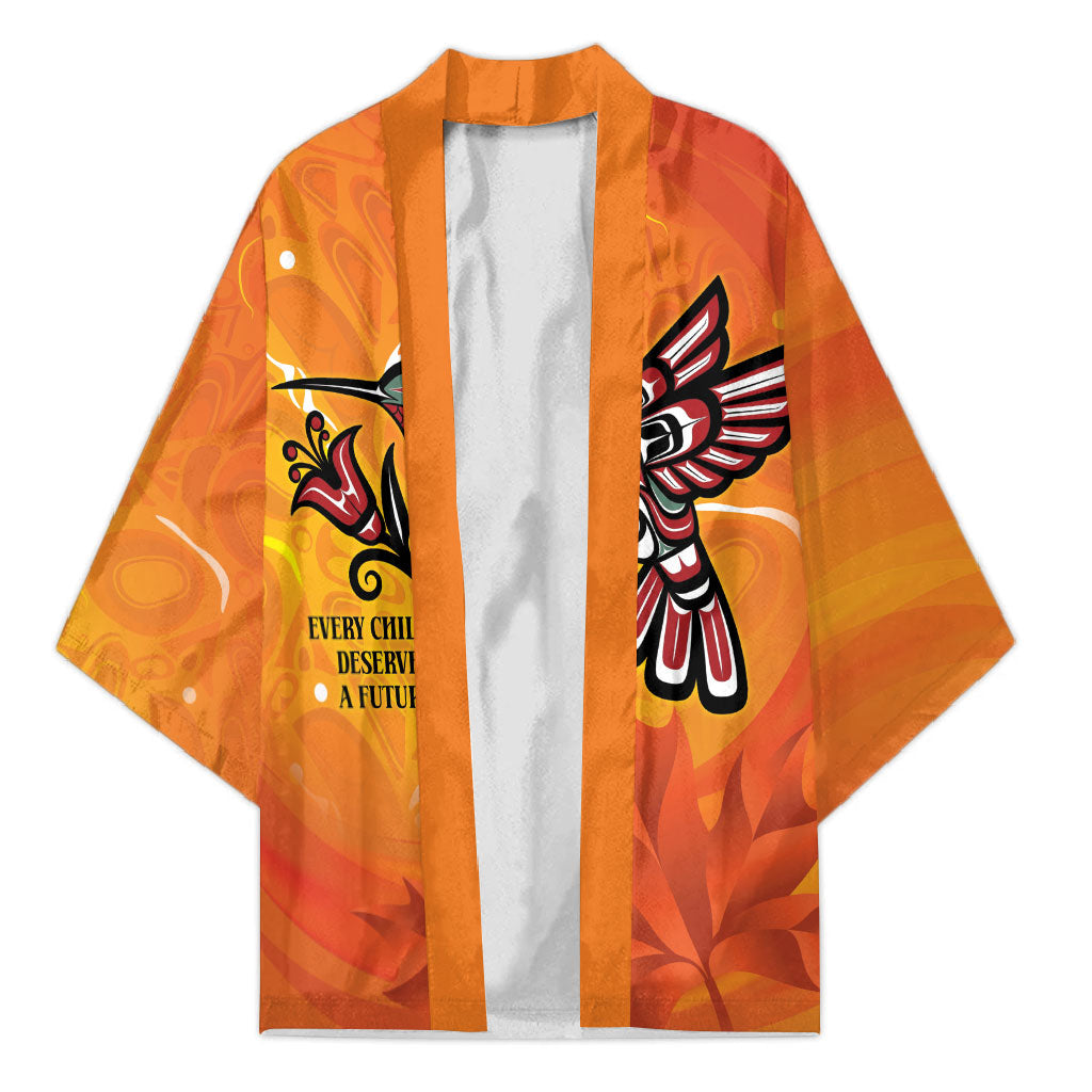 Canada Orange Shirt Day Haida Hummingbird Kimono September 30 Truth and Reconciliation