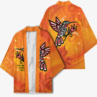 Canada Orange Shirt Day Haida Hummingbird Kimono September 30 Truth and Reconciliation
