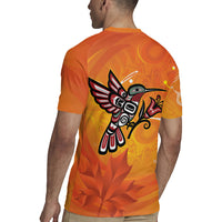 Canada Orange Shirt Day Haida Hummingbird Rugby Jersey September 30 Truth and Reconciliation