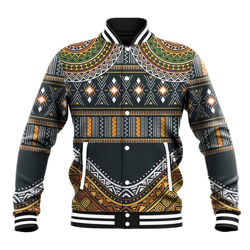 Africa Ethnic Native Pattern Baseball Jacket LT9 - Wonder Print Shop