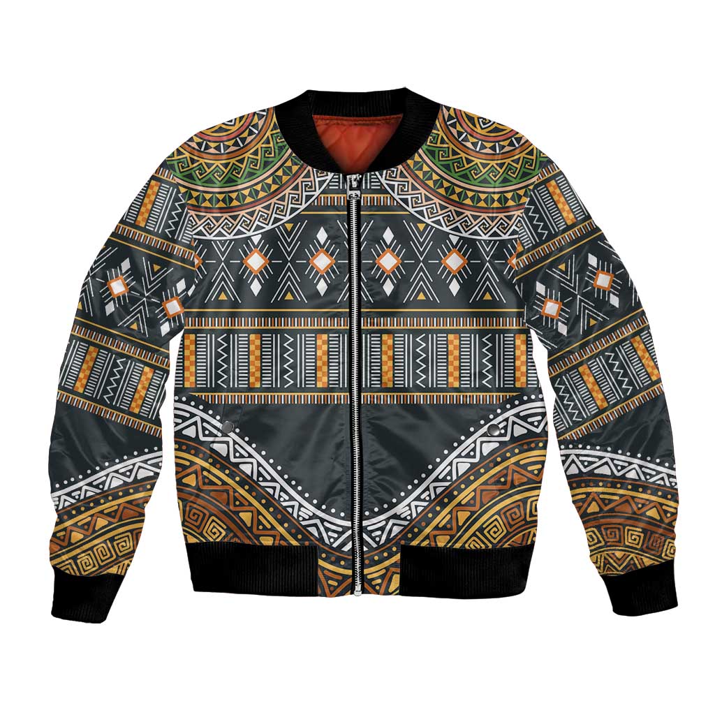 Africa Ethnic Native Pattern Bomber Jacket LT9 - Wonder Print Shop