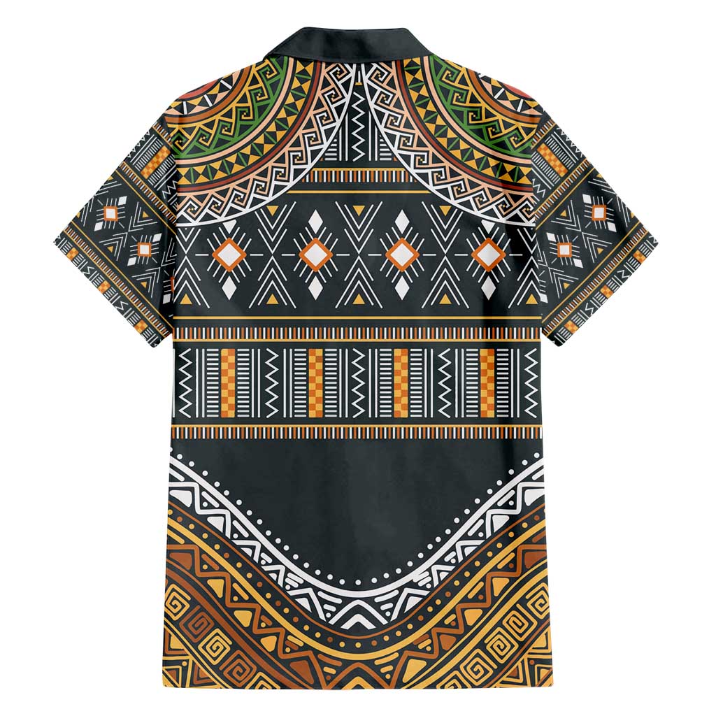 Africa Ethnic Native Pattern Family Matching Long Sleeve Bodycon Dress and Hawaiian Shirt LT9 - Wonder Print Shop