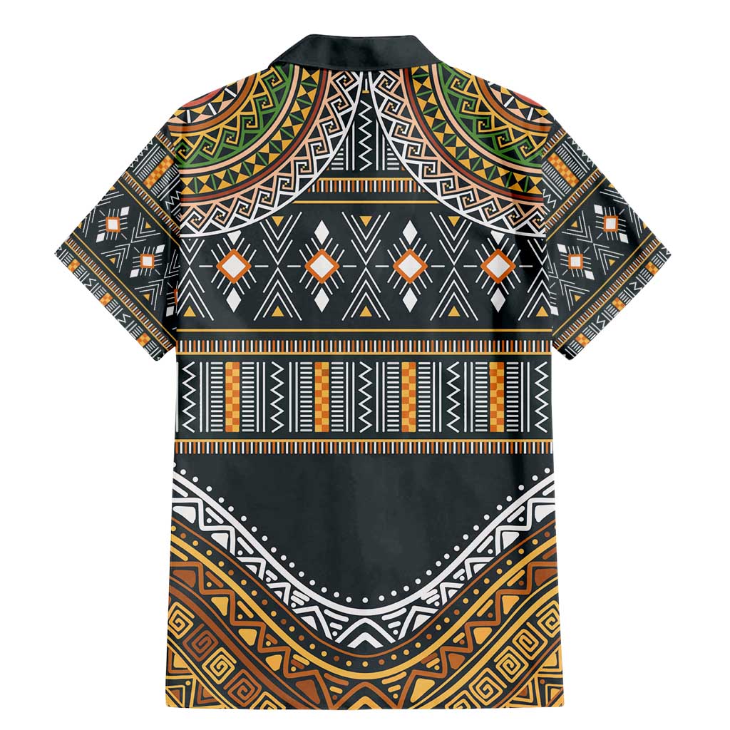 Africa Ethnic Native Pattern Family Matching Mermaid Dress and Hawaiian Shirt LT9 - Wonder Print Shop
