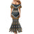 Africa Ethnic Native Pattern Family Matching Mermaid Dress and Hawaiian Shirt LT9 - Wonder Print Shop