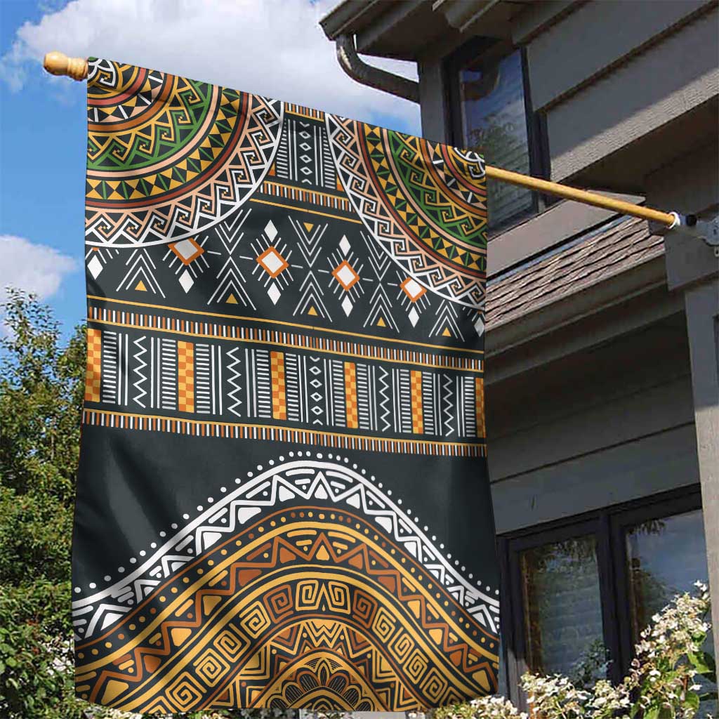 Africa Ethnic Native Pattern Garden Flag - Wonder Print Shop