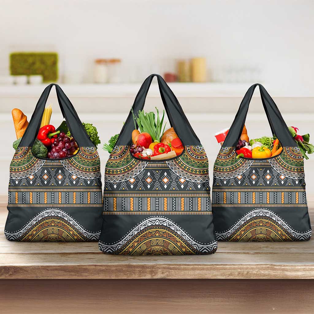 Africa Ethnic Native Pattern Grocery Bag
