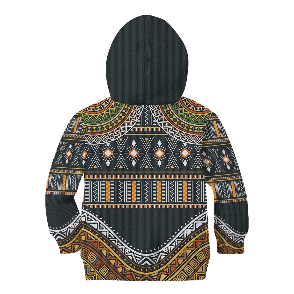 Africa Ethnic Native Pattern Kid Hoodie - Wonder Print Shop