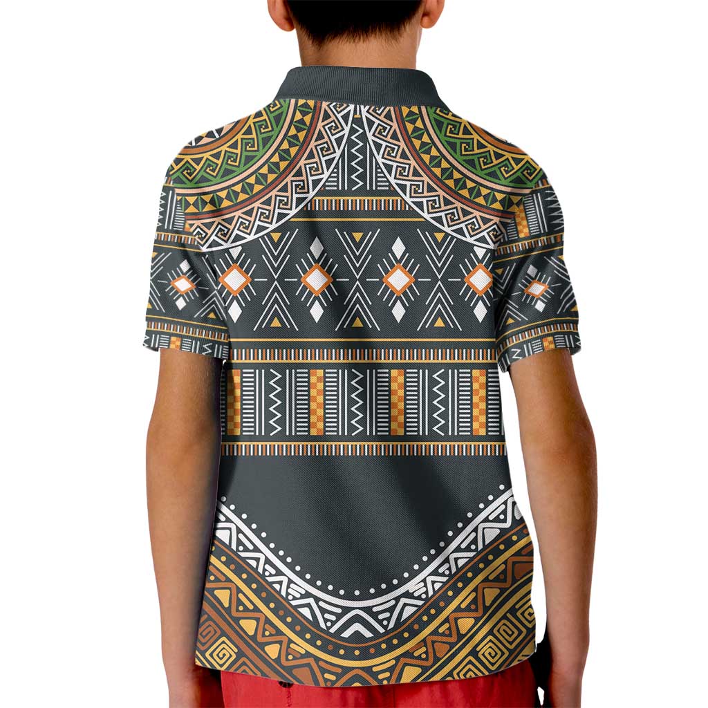 Africa Ethnic Native Pattern Kid Polo Shirt - Wonder Print Shop