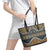 Africa Ethnic Native Pattern Leather Tote Bag - Wonder Print Shop