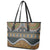Africa Ethnic Native Pattern Leather Tote Bag - Wonder Print Shop