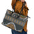 Africa Ethnic Native Pattern Leather Tote Bag - Wonder Print Shop