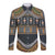 Africa Ethnic Native Pattern Long Sleeve Button Shirt - Wonder Print Shop