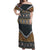 Africa Ethnic Native Pattern Off Shoulder Maxi Dress - Wonder Print Shop