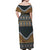 Africa Ethnic Native Pattern Off Shoulder Maxi Dress - Wonder Print Shop