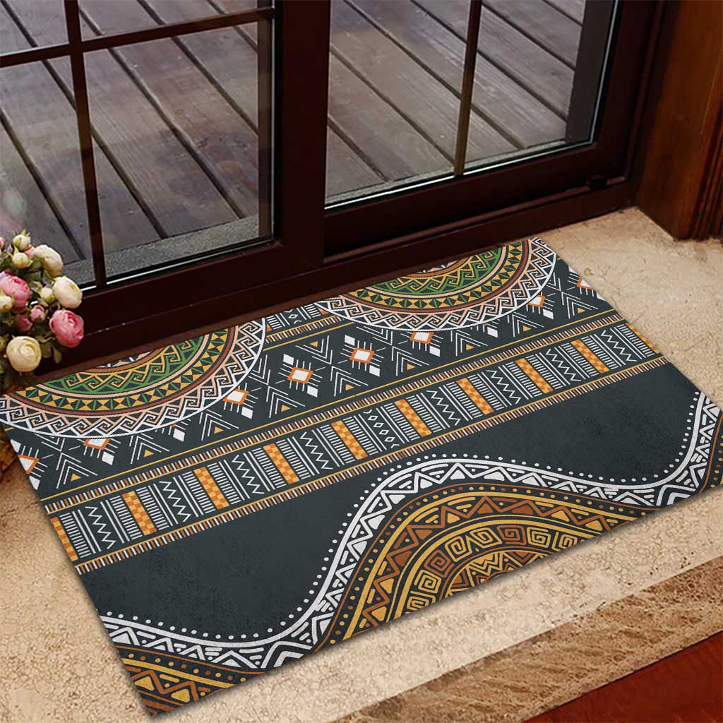 Africa Ethnic Native Pattern Rubber Doormat - Wonder Print Shop