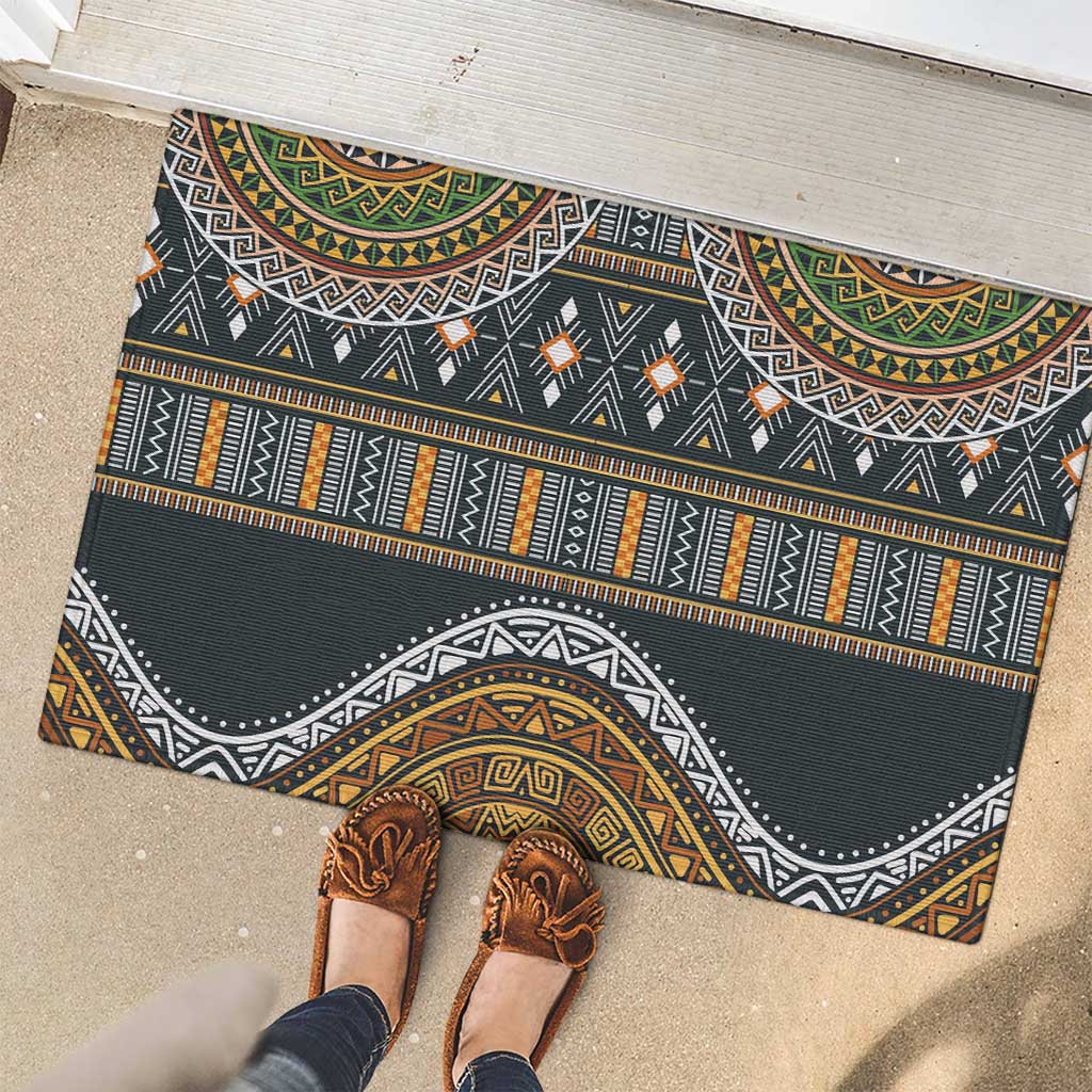 Africa Ethnic Native Pattern Rubber Doormat - Wonder Print Shop