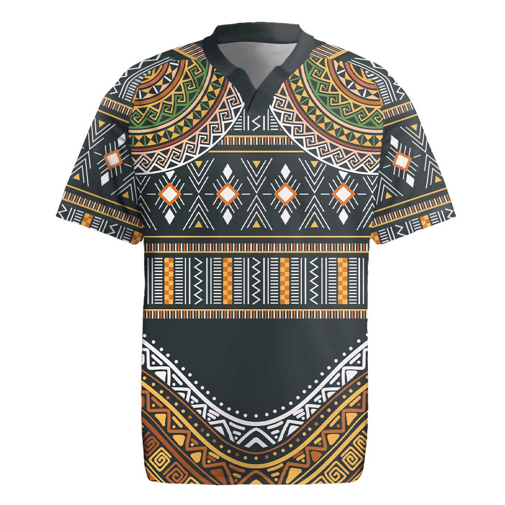 Africa Ethnic Native Pattern Rugby Jersey - Wonder Print Shop