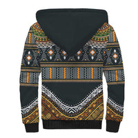 Africa Ethnic Native Pattern Sherpa Hoodie - Wonder Print Shop