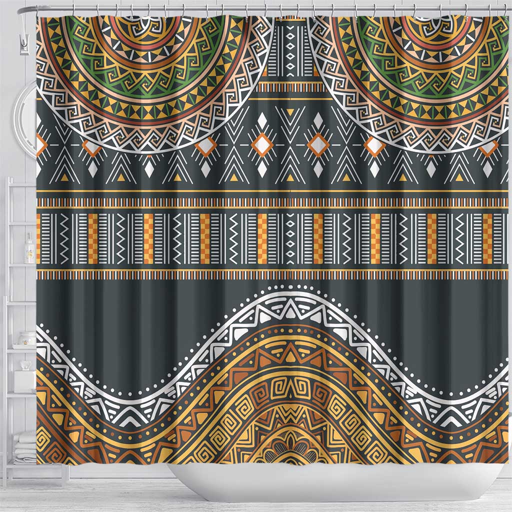 Africa Ethnic Native Pattern Shower Curtain