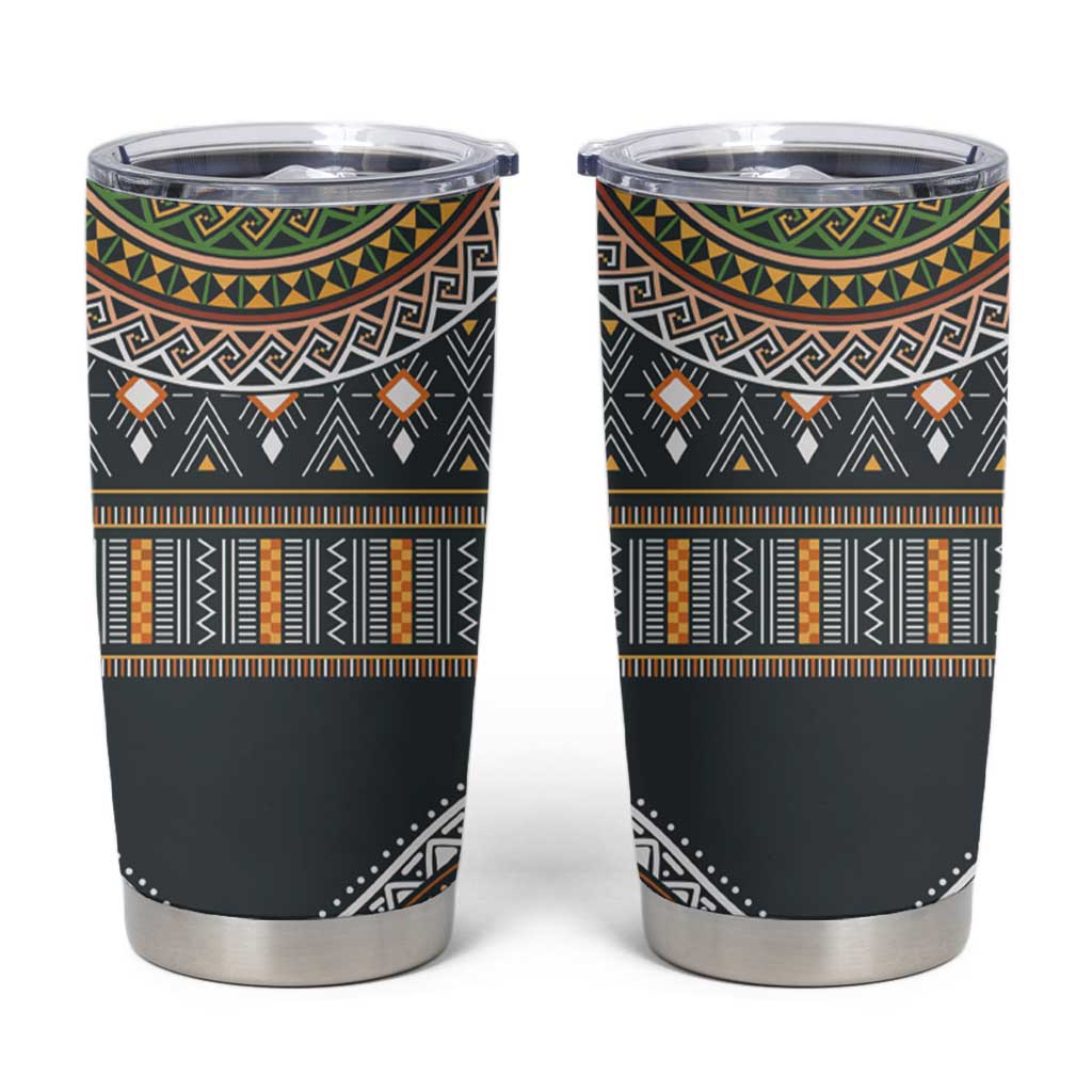 Africa Ethnic Native Pattern Tumbler Cup - Wonder Print Shop