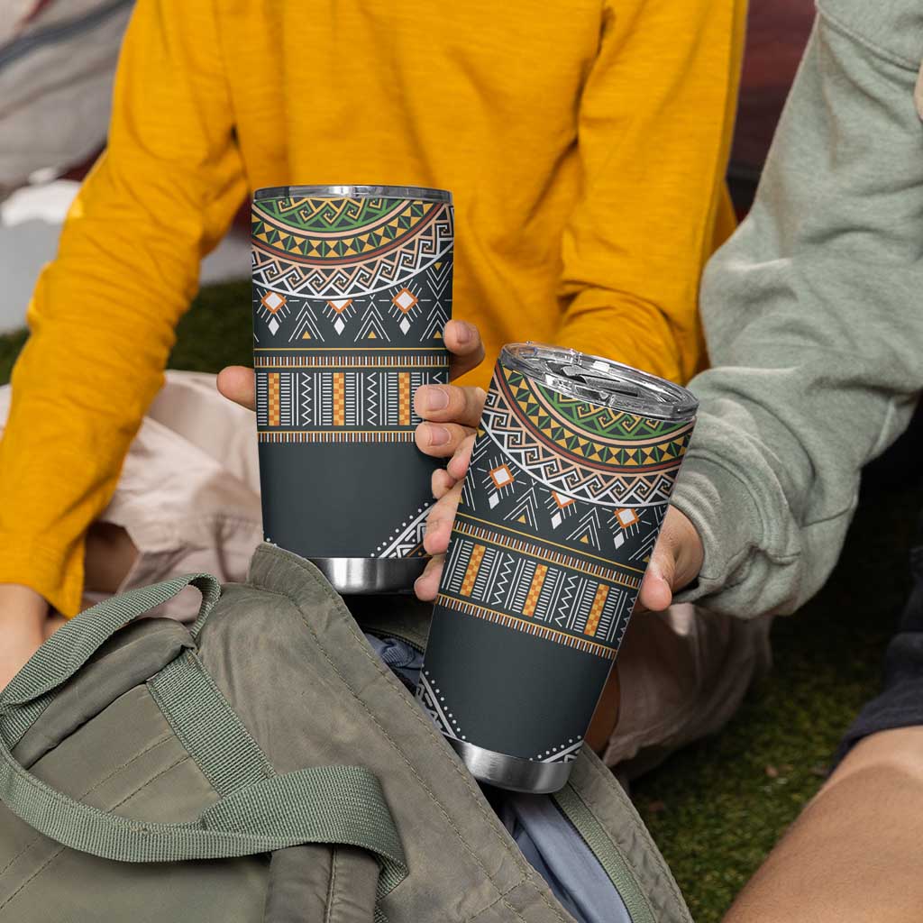 Africa Ethnic Native Pattern Tumbler Cup - Wonder Print Shop