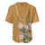 Africa King Proteas Dashiki Motif Baseball Jersey Gold Style LT9 - Wonder Print Shop