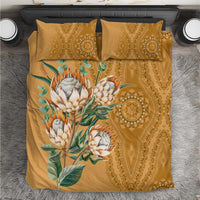 Africa King Proteas Dashiki Motif Bedding Set Gold Style LT9 - Wonder Print Shop