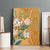 Africa King Proteas Dashiki Motif Canvas Wall Art Gold Style LT9 - Wonder Print Shop