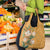 Africa King Proteas Dashiki Motif Grocery Bag Gold Style