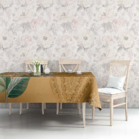 Africa King Proteas Dashiki Motif Tablecloth Gold Style - Wonder Print Shop