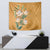 Africa King Proteas Dashiki Motif Tapestry Gold Style - Wonder Print Shop