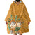 Africa King Proteas Dashiki Motif Wearable Blanket Hoodie Gold Style - Wonder Print Shop