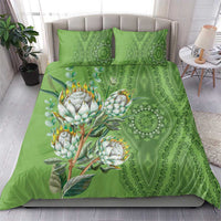 Africa King Proteas Dashiki Motif Bedding Set Green Style LT9 - Wonder Print Shop