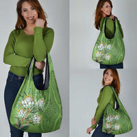 Africa King Proteas Dashiki Motif Grocery Bag Green Style