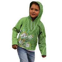 Africa King Proteas Dashiki Motif Kid Hoodie Green Style - Wonder Print Shop
