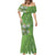 Africa King Proteas Dashiki Motif Mermaid Dress Green Style - Wonder Print Shop
