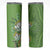 Africa King Proteas Dashiki Motif Skinny Tumbler Green Style - Wonder Print Shop