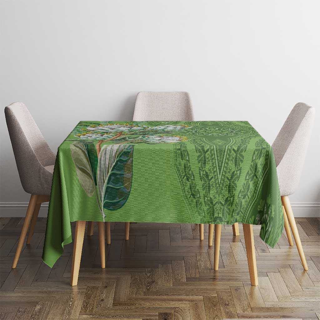Africa King Proteas Dashiki Motif Tablecloth Green Style - Wonder Print Shop